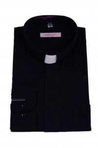 SKLS007 Making Church Long Sleeve Shirt Style Custom-made Solid Color Long Sleeve Shirt Style Custom Long Sleeve Shirt Style Long Sleeve Shirt Factory side view
